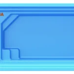 استخر فایبرگلاس مدل سولدا ( ابعاد ۳×11 و عمق ۰.۹–۱.۶ متر)